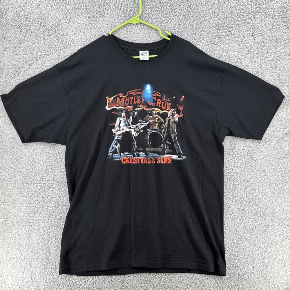 Vintage Anvil Motley Crue Carnival & Sins 2006 Concert T-Shirt Men's Sz XL New!